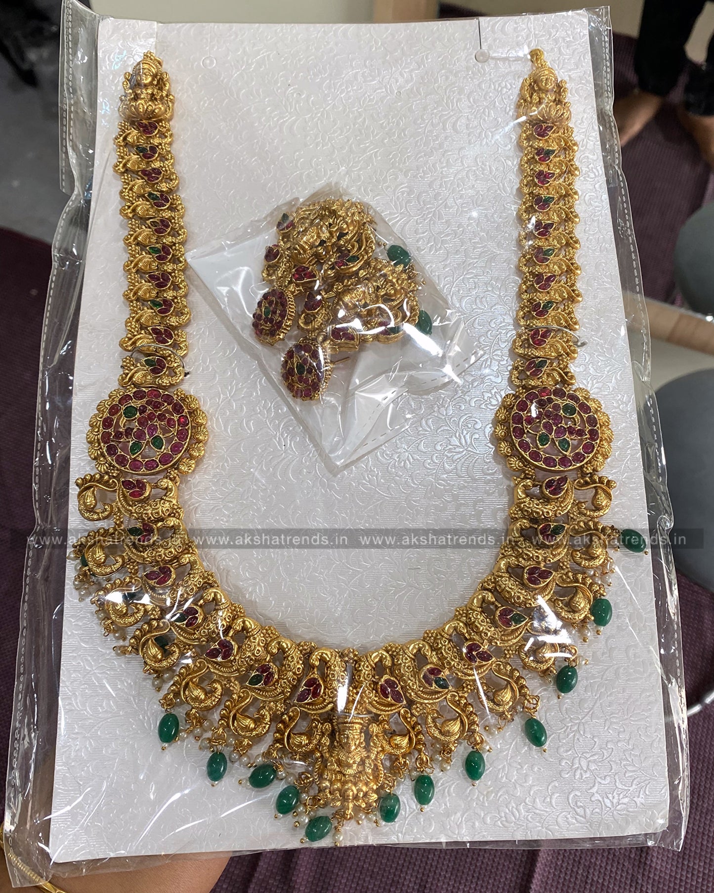 Lakshmi bridal haram Aksha Trends