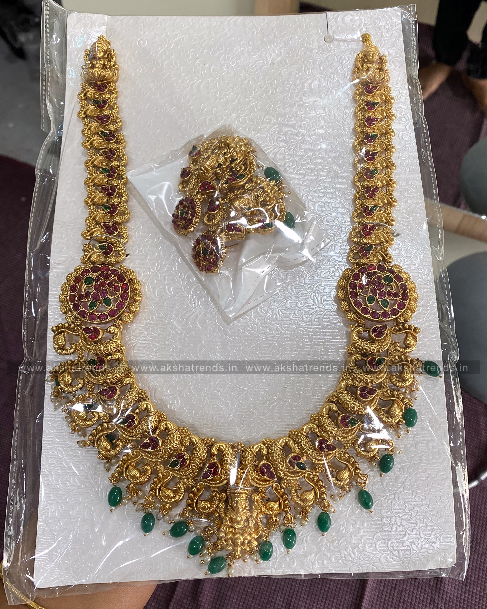 Lakshmi bridal haram Aksha Trends