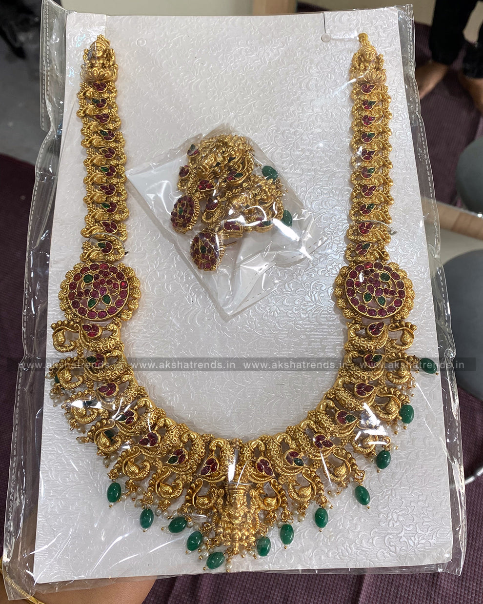 Lakshmi bridal haram Aksha Trends 