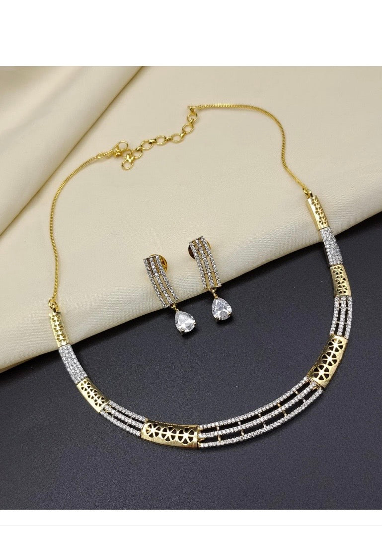 Hasli diamond necklace Aksha Trends