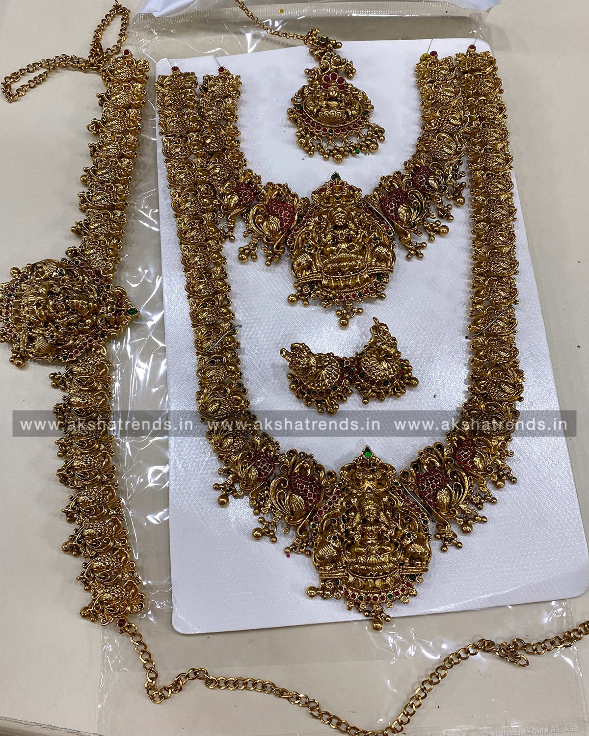 Heavy Lakshmi Bridal combo Aksha Trends