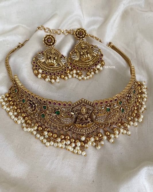 Premium bridal choker Aksha Trends