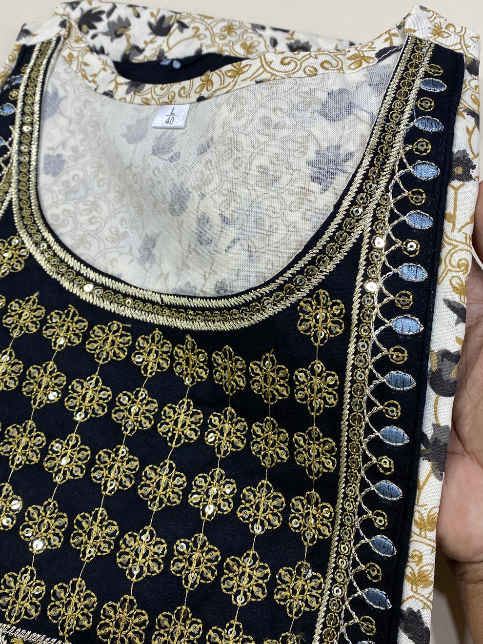 Cotton Anarkali flair Kurti Aksha Trends 