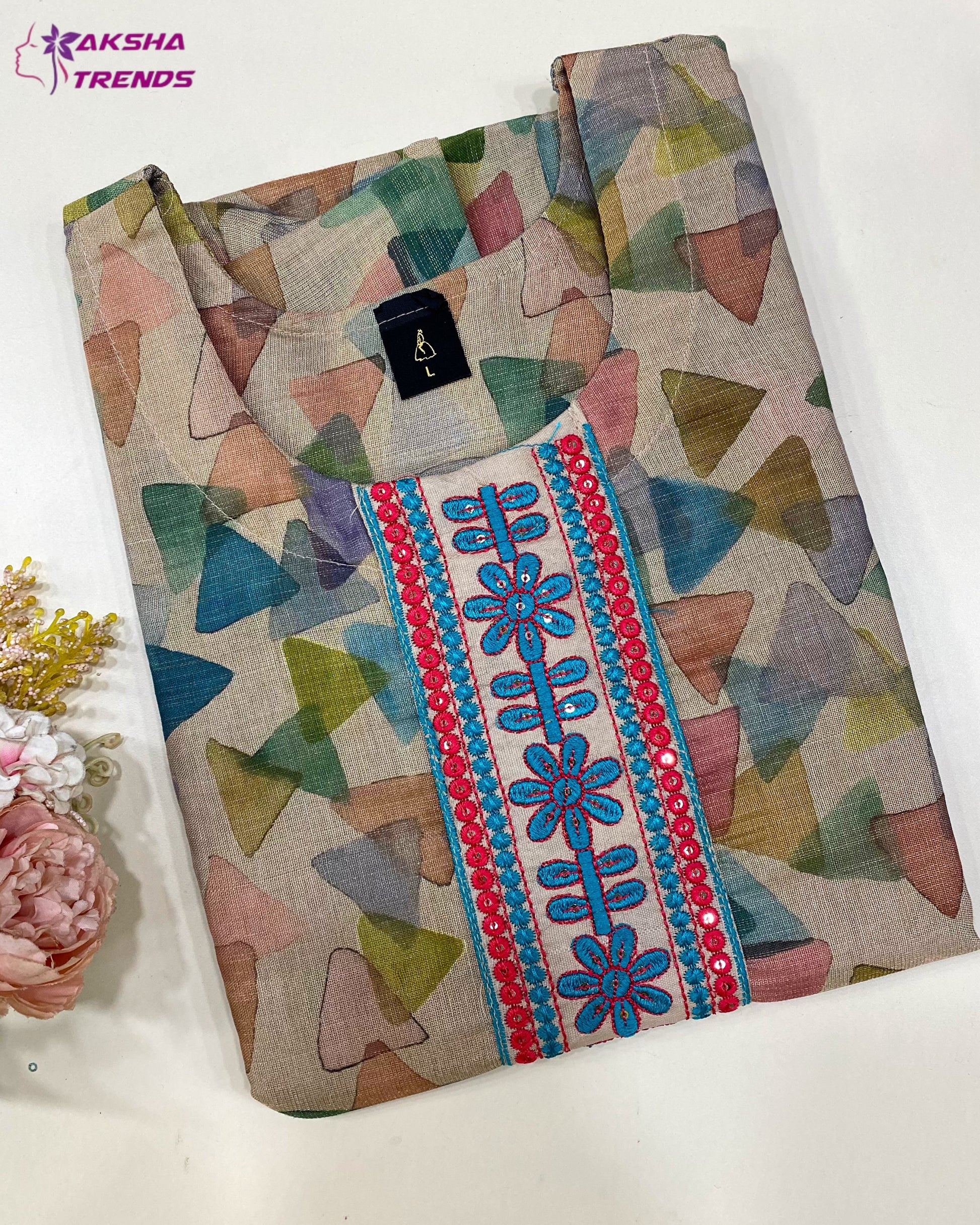 Tissue Silk Kurtis Aksha Trends