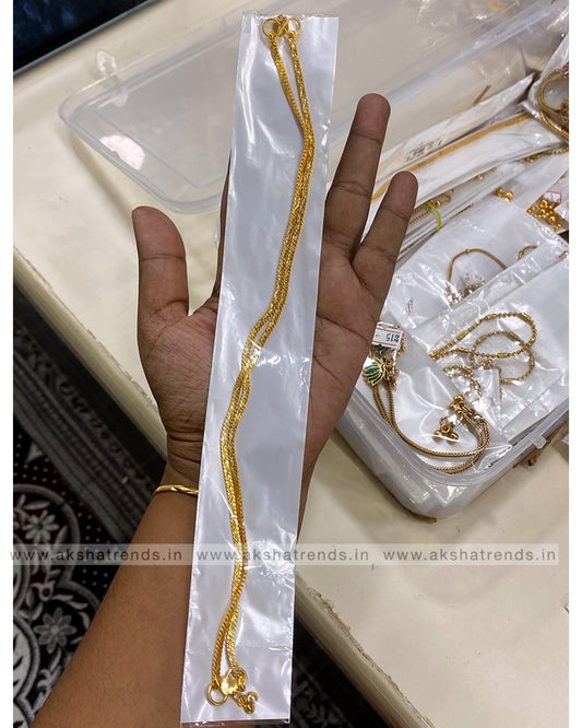 Micro gold Anklet / kolusu Aksha Trends