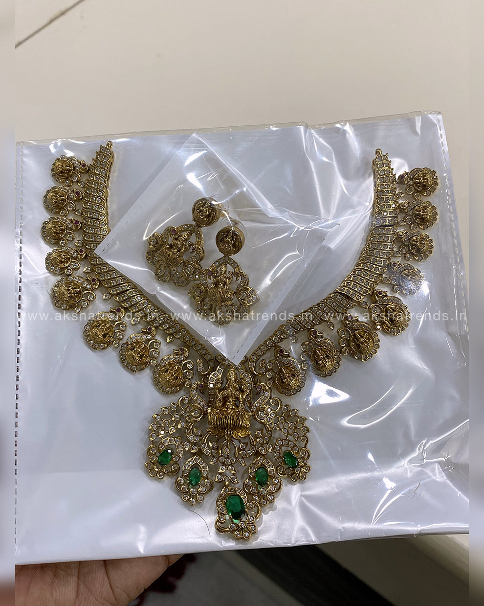 Lakshmi bridal necklace Aksha Trends 