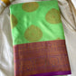 Kanchi Pattu Saree -light green Aksha Trends