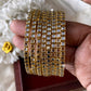 Fancy Kundan glass Bangles (8pc) Aksha Trends