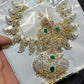 Premium diamond bridal necklace Aksha Trends