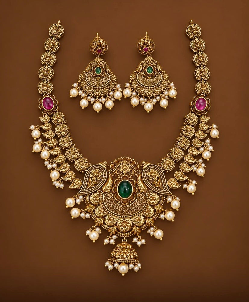 Flora Bridal Necklace Aksha Trends