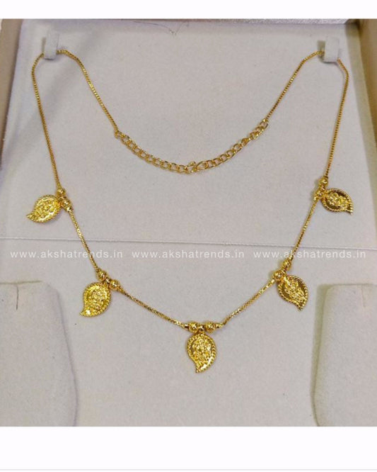 Golden Manga Necklace Aksha Trends
