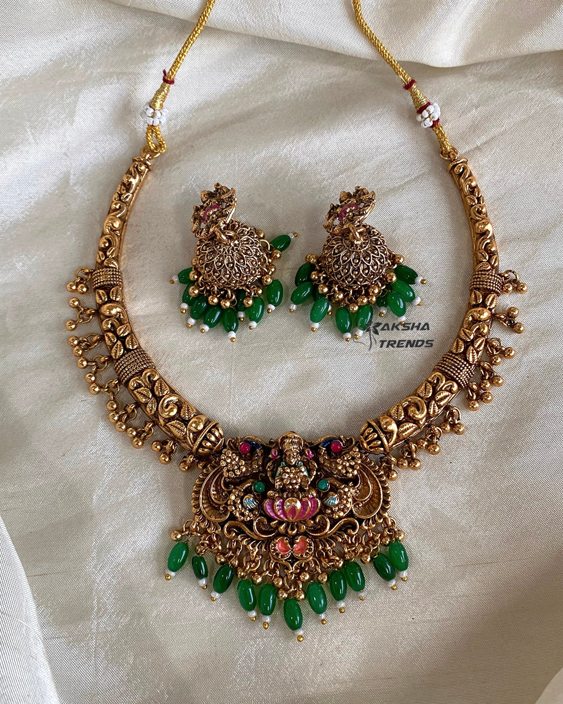 Lakshmi Nagas necklace Aksha Trends