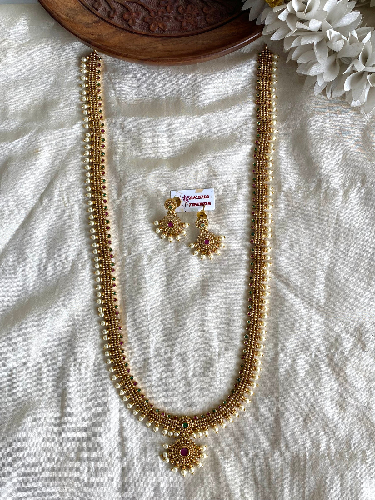 Floral pearl haram Aksha Trends