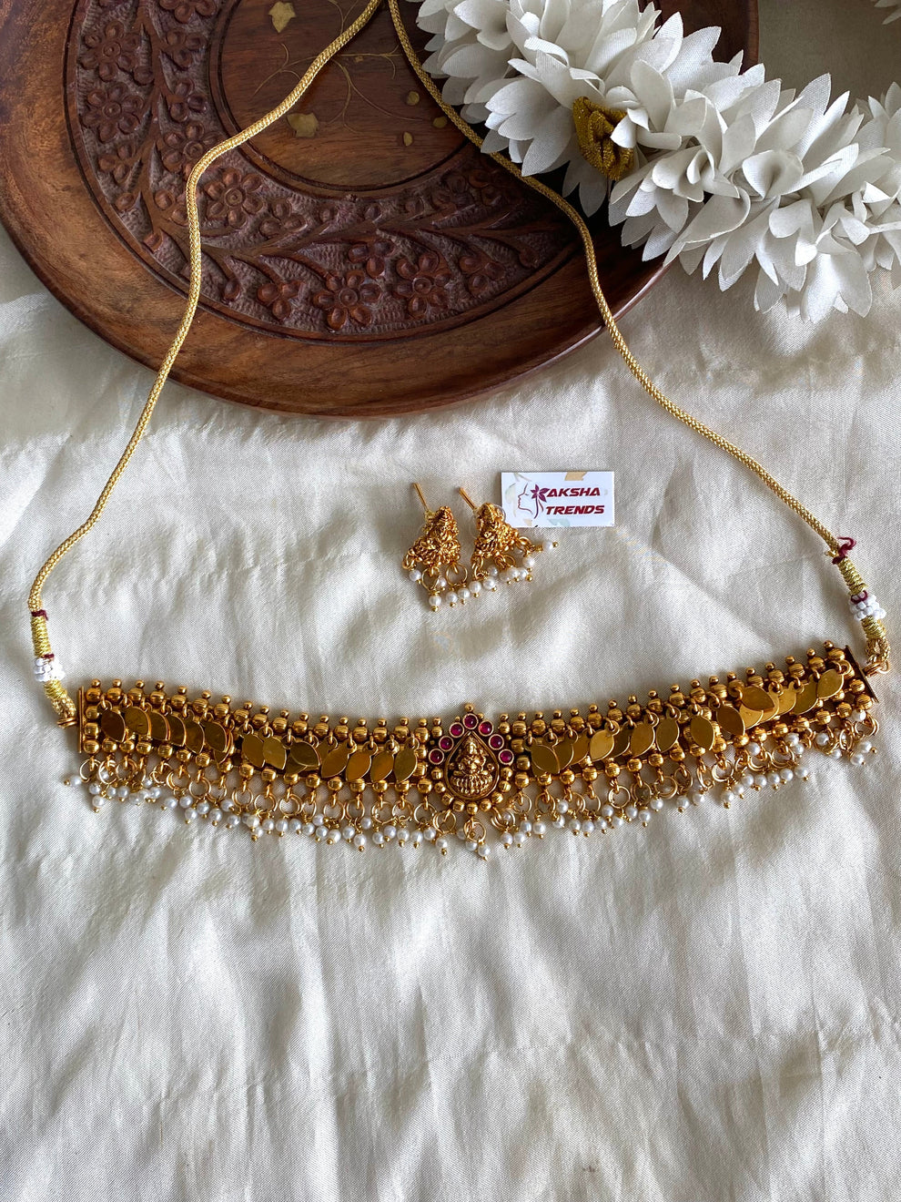 Lakshmi Elakkathali choker Aksha Trends 