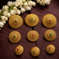 Premium brass gold Jadai billa (9pc) Aksha Trends
