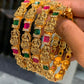 Lakshmi block stone Bangles (2pc) Aksha Trends