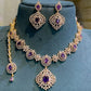 Trivia bridal diamond -Purple Aksha Trends