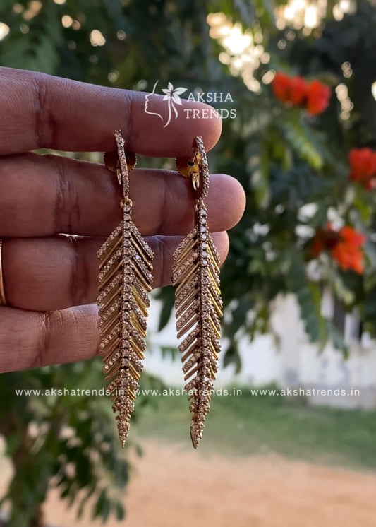 Trendy long Earrings Aksha Trends