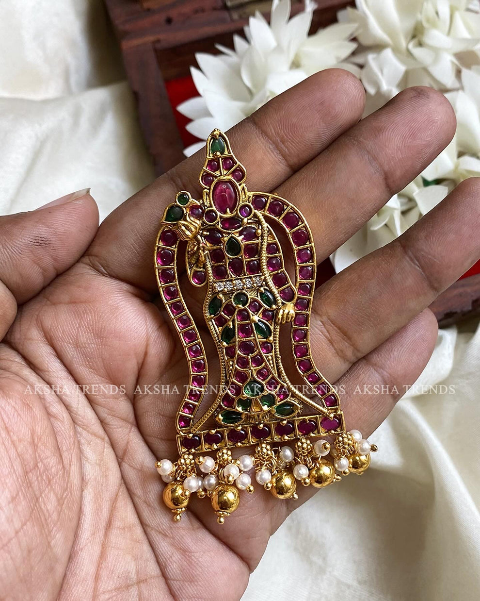 Meenakshi Amman pendant Aksha Trends 