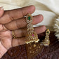 Bridal diamond Jhumkas Aksha Trends