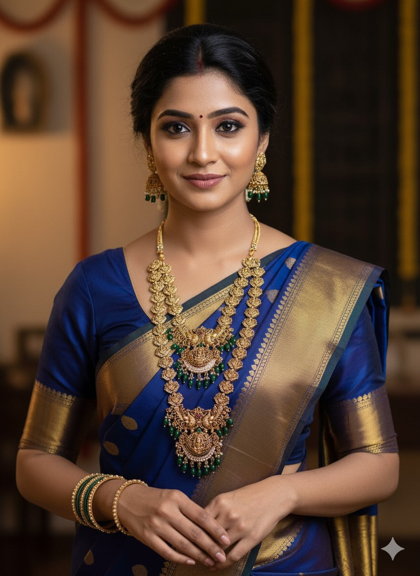 Nagasi Temple Bridals -Green Aksha Trends