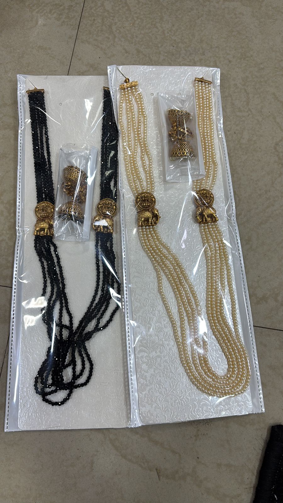 Elephant Beads haram -Pink Aksha Trends 