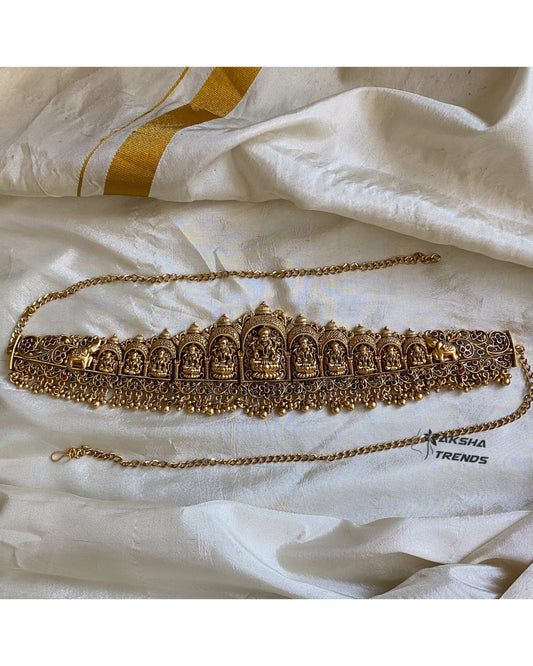 Nagas bridal Hipchain -Gold Aksha Trends