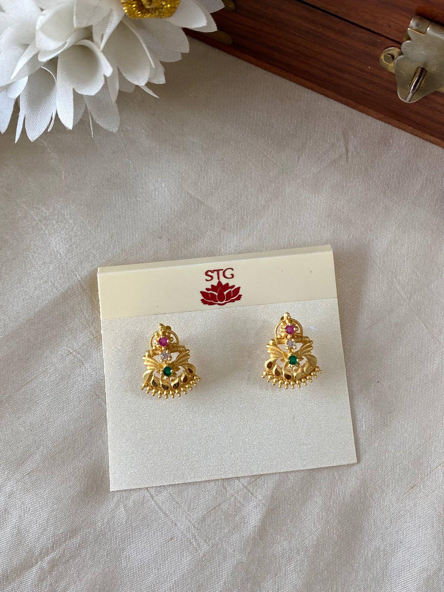 Premium 1gm gold stud -kids size Aksha Trends