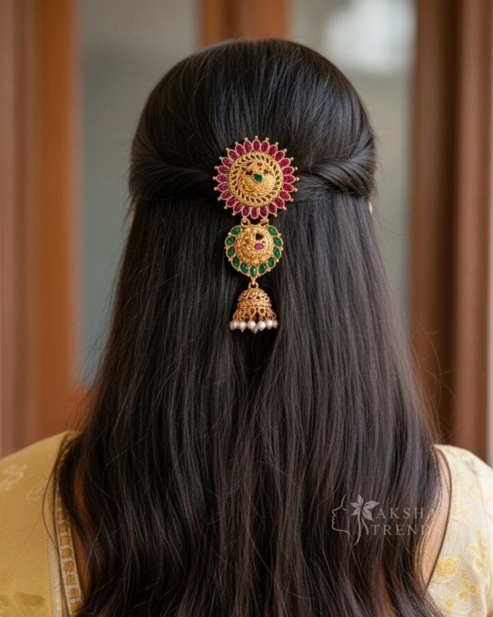 Peacock Jada billai small Aksha Trends 