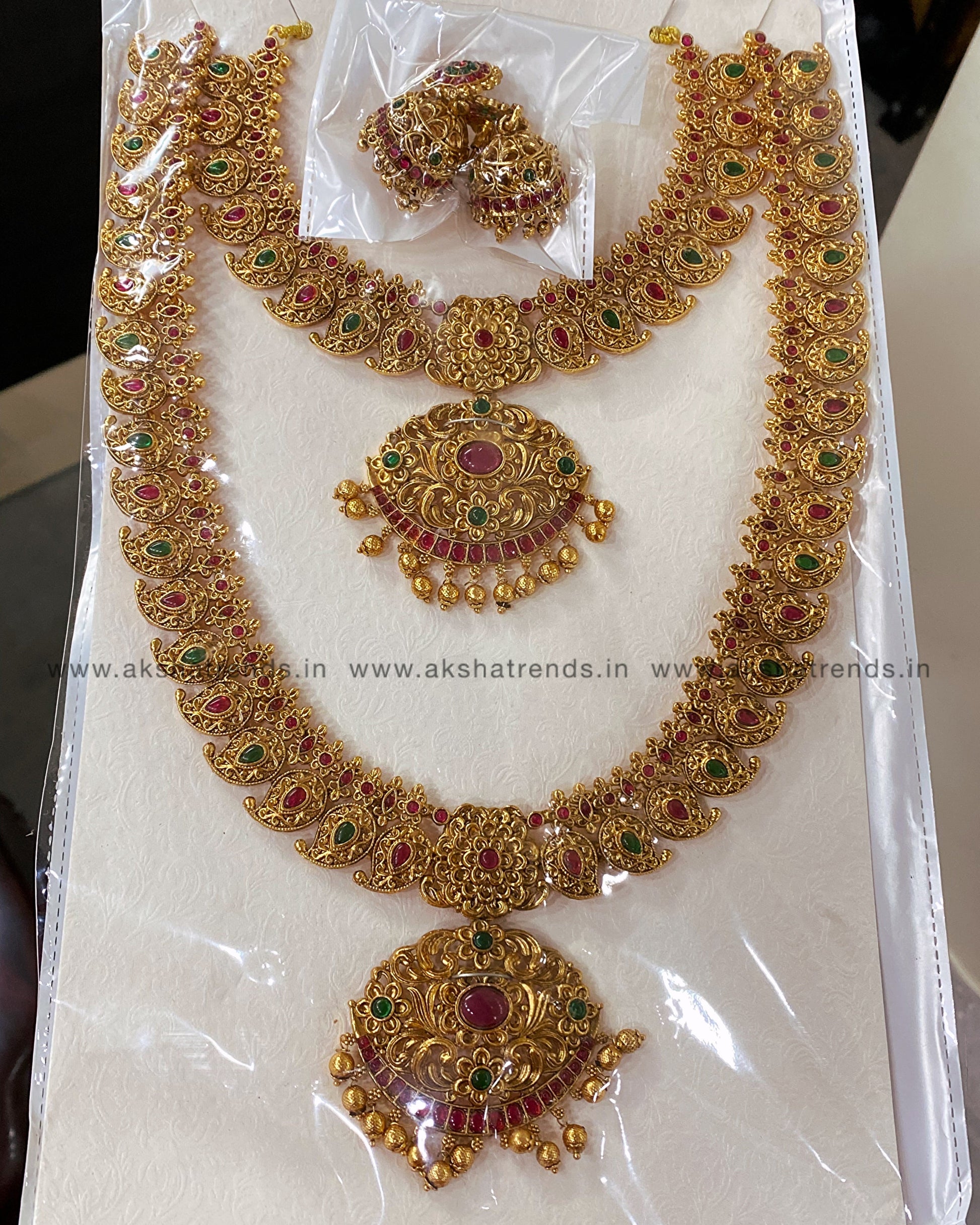 Antique Manga bridal combo Aksha Trends