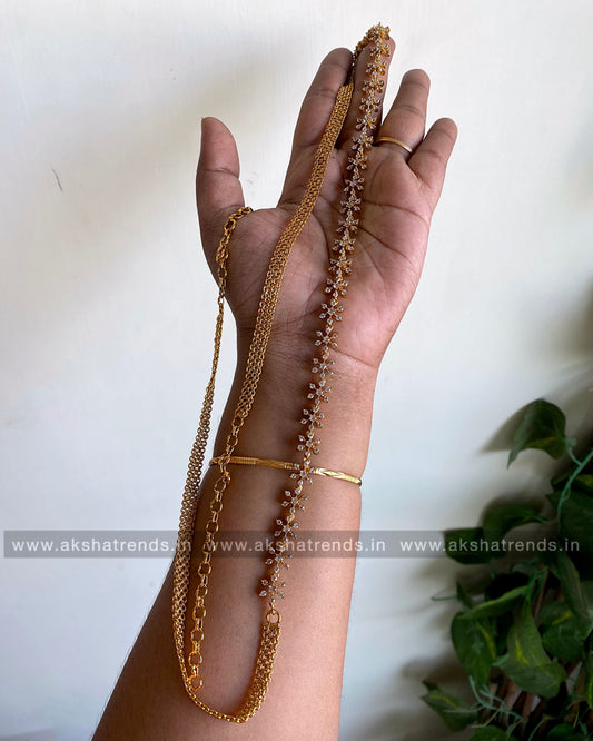 Premium Nakshatra Hipchain -gold polish Aksha Trends