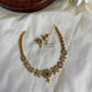 Floral diamond necklace Aksha Trends