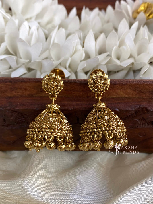Golden Jhumkas