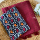 Pure Khadi Cotton Saree -Maroon Aksha Trends
