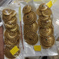 Premium brass gold Jadai billa (9pc) Aksha Trends