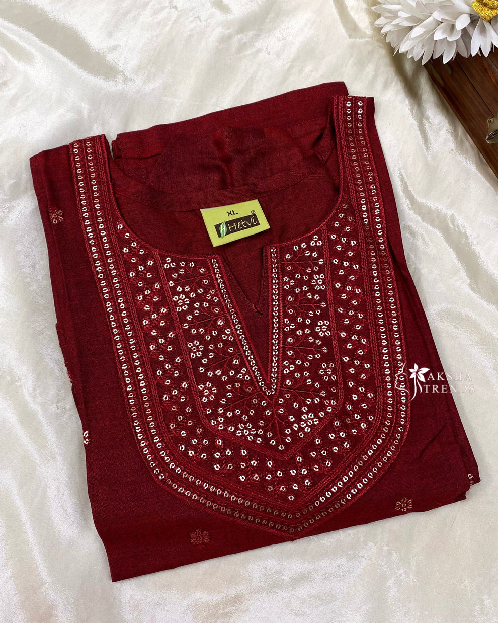 Soft Silk Kurti (XL) Aksha Trends 