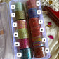 2.4 SIZE -Mirror Glass Bangles (12pc /one colour) Aksha Trends