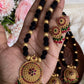 Black Velvet bead necklace Aksha Trends
