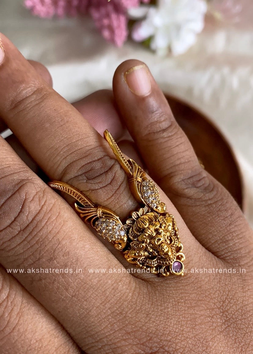 Lakshm diamond bridal rings Aksha Trends 