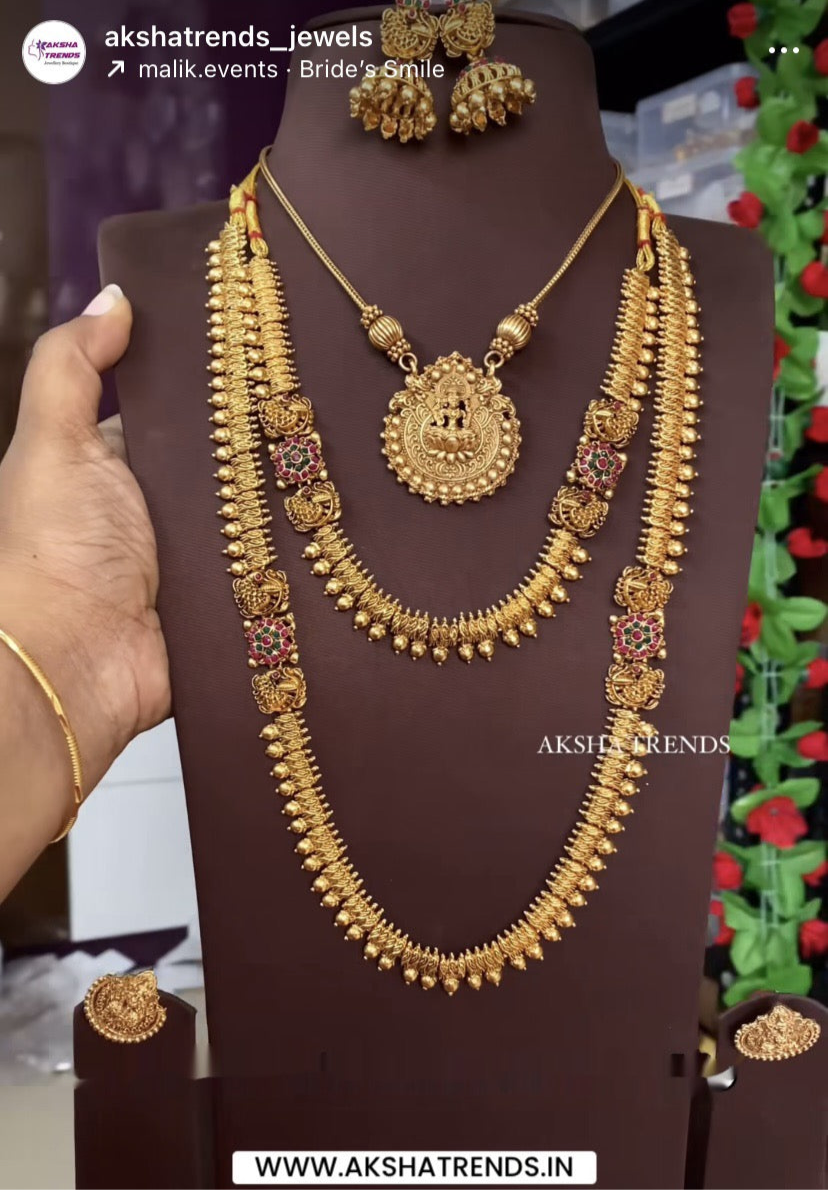 Golden bridal combo offer Aksha Trends