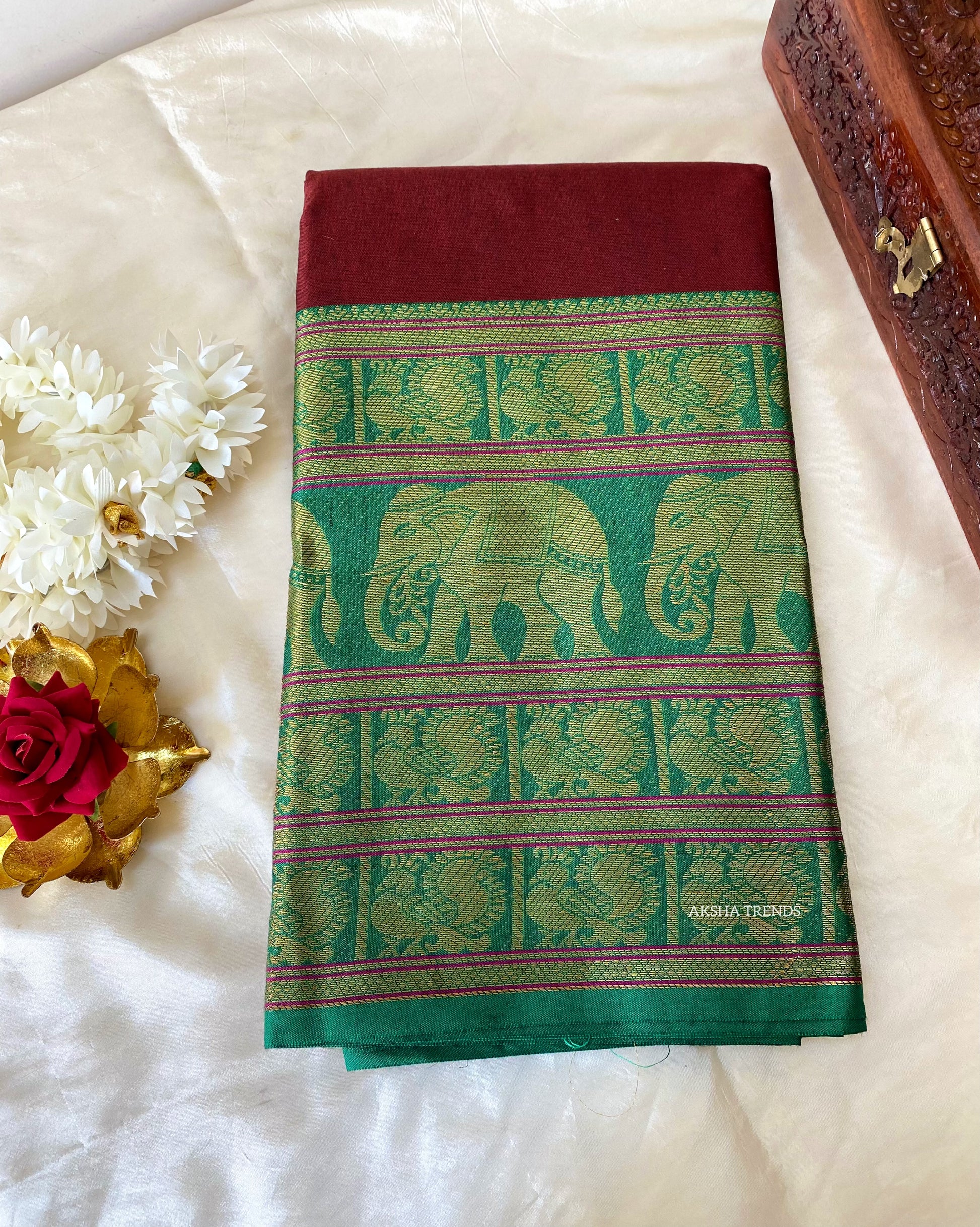 Narayani Pattu Saree Aksha Trends