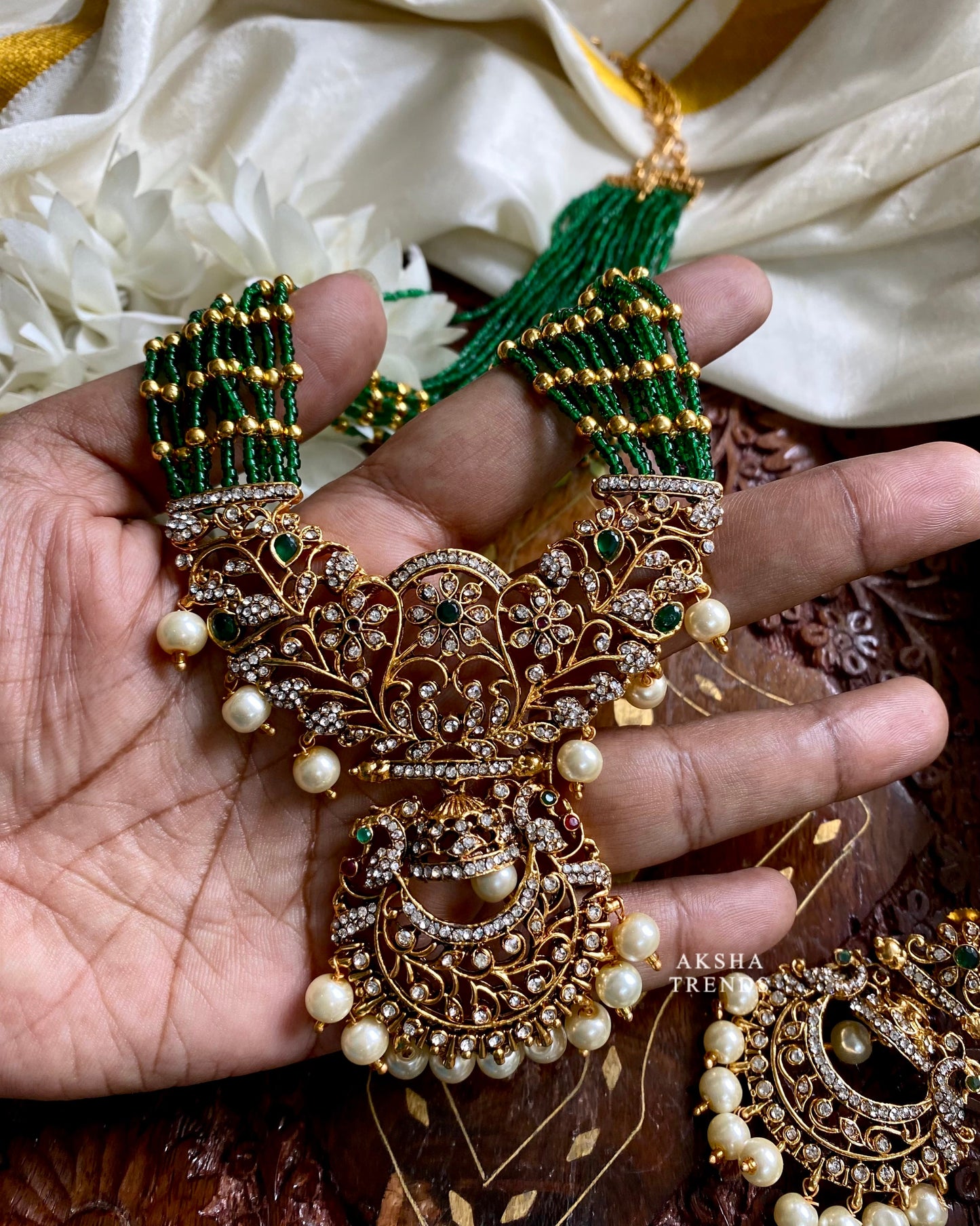 Rangoli beads haram -Green Aksha Trends