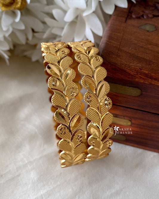 Floral bangles (2pc) Aksha Trends