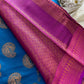 Kanchi Pattu Saree -Blue Aksha Trends