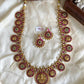 Antique floral kemp bridal haram Aksha Trends