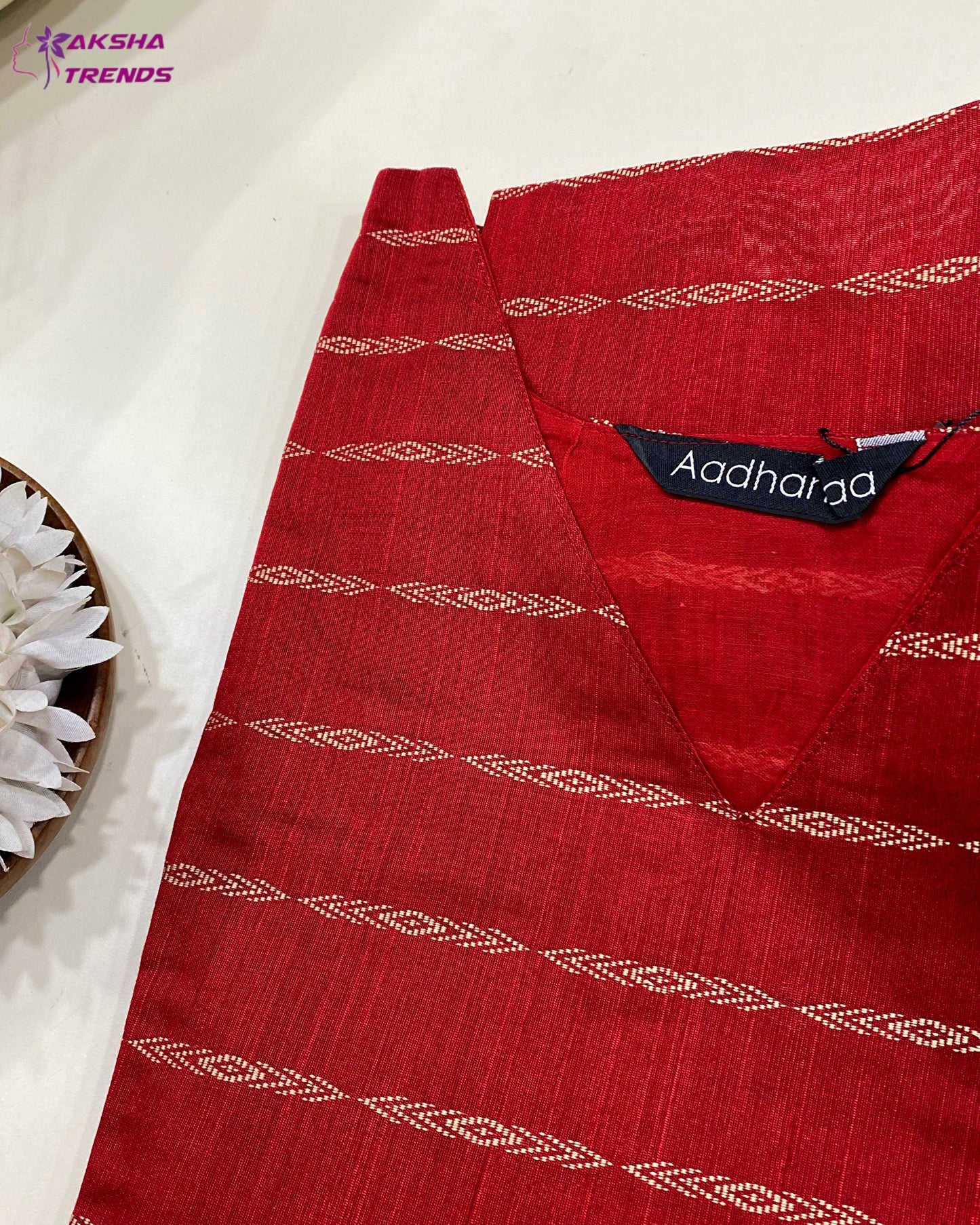 Raw Silk cotton Kurti (XL) Aksha Trends