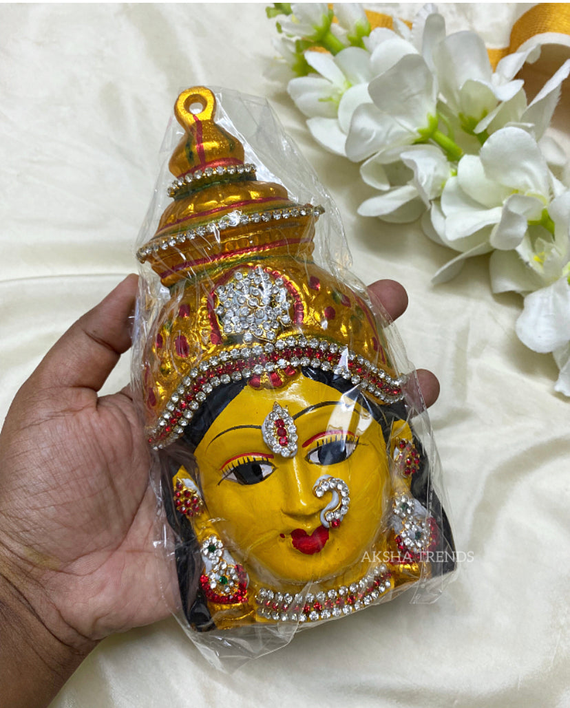 Amman face with stone alangaram Aksha Trends 