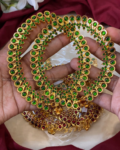 Anklet golusu kemp handmade -Green Aksha Trends