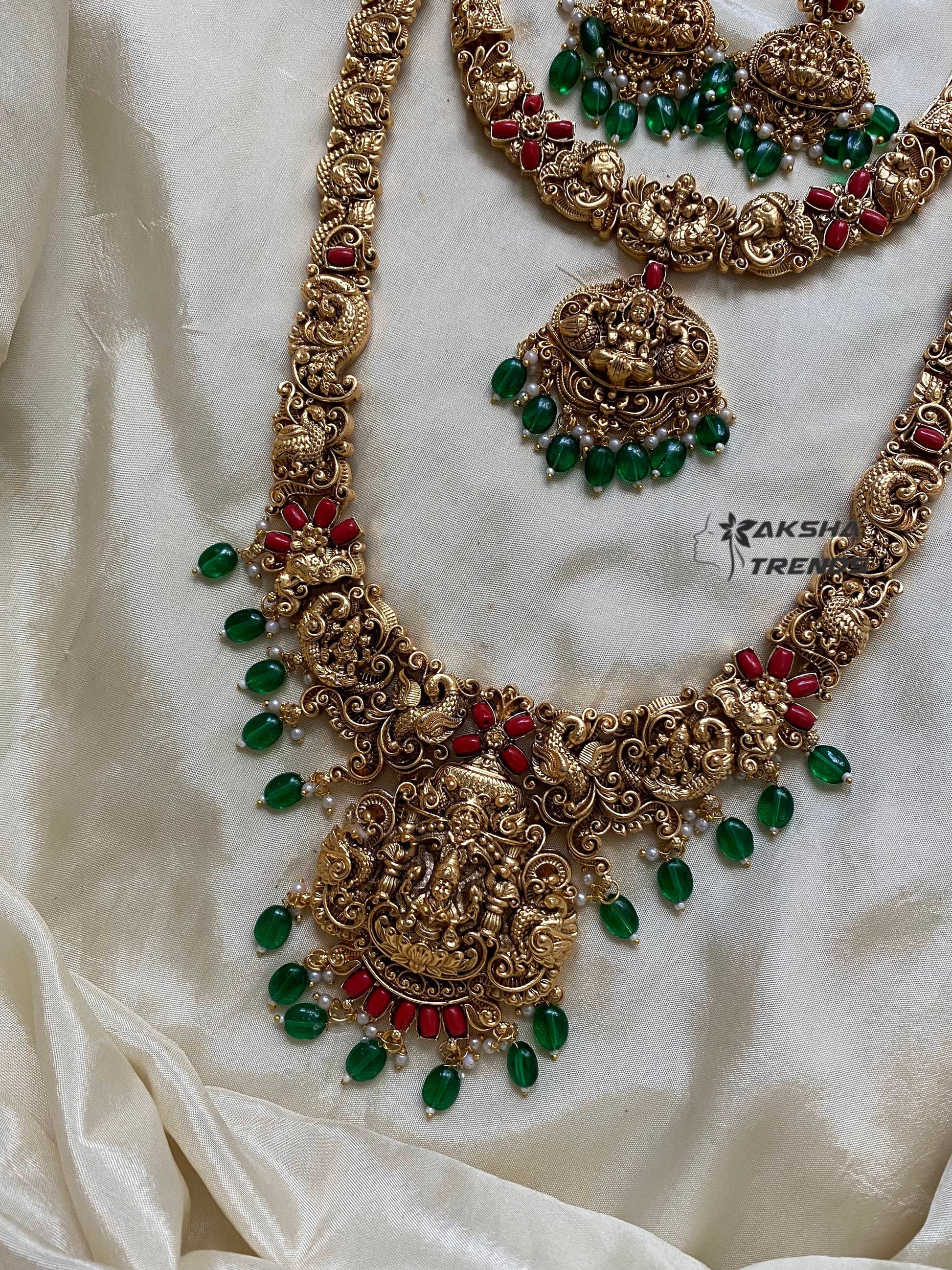 Lakshmi bridal combo -Green Aksha Trends