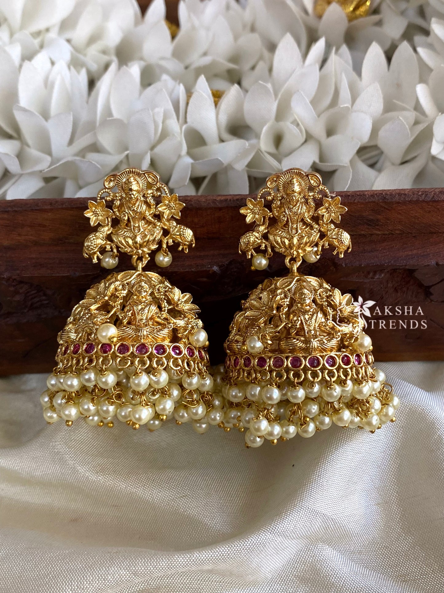 Temple Bridal Jhumkas